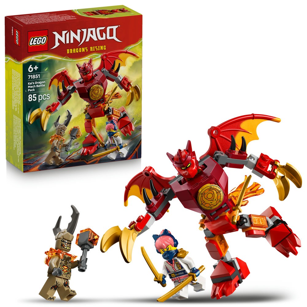 LEGO Ninjago Kai's Dragon Mech Battle Pack Construction set 71851 - Image 12