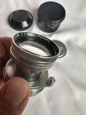 Leica Leitz Wetzlar Summitar 1:2/5 cm #753979 M39 Gewinde Baujahr 1949
