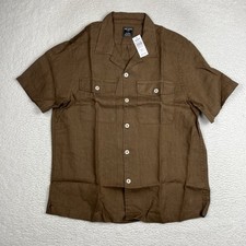 NWT Todd Snyder Camp Collar Linen Panama Shir...