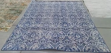 NAVY / LT GREY 8'-0" x 10'-0" Back Stain Rug, Reduced Price 1172777304 BNT860M-8