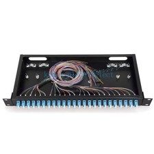 48 core LC with adapter pigtail 24 Ports Patch Panel Fiber Optic Terminal Box