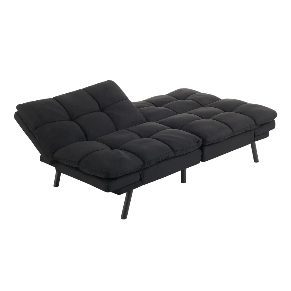 Mainstays Memory Foam Futon with 72",Black - Изображение 2 из 4