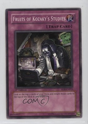 Fruits of Kozaky's Studies 1st Ed. YuGiOh Rise Destiny #RDS-EN053 2004