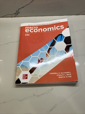 #ad #ad Macroeconomics 23e by Stanley L. Brue International Edition softcover $60.00