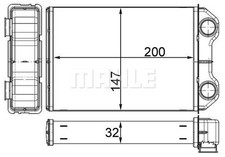 MAHLE Wärmetauscher, Innenraumheizung AH 251 000S