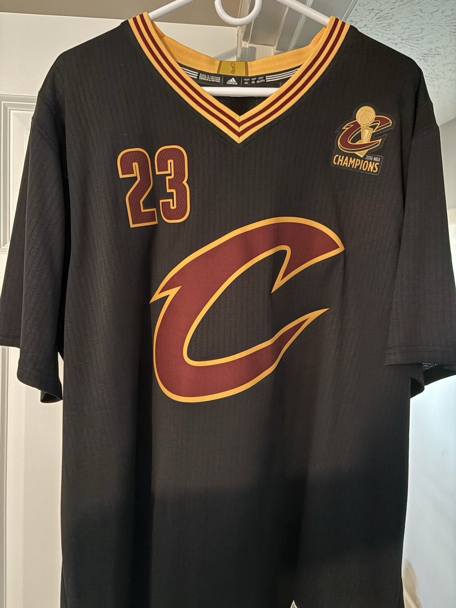 Adidas 2016 NBA Finals Champions LeBron James Cavaliers Sleeved