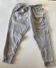 Adidas Mens Stadium Fleece Badge of Sport Cuffed Tapered Sweatpants - 2XL - Gray