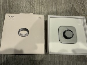 Oura Ring Gen 4 Size 11 Stealth Edition with Health, Activity, Sleep Tracking