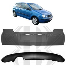 Stoßstange hinten + Heckspoiler für VW Polo 9N 2001-2005 Stoßfänger Diffusor