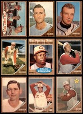1962 Topps Reds Team Set Includes 1961 World Series cards 3 - VG 6465231