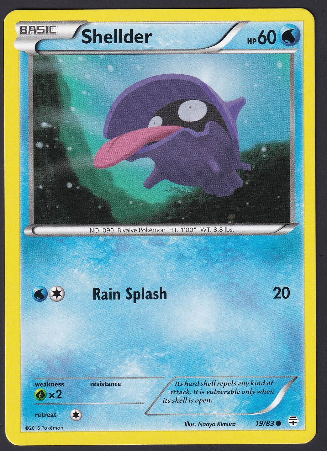 Shellder 19/83 C GENERATIONS POKEMON NM/M Listing 3
