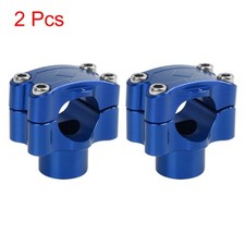 Motorrad Universal Lenker Steigleitung Klemme Blau für 28mm Griff