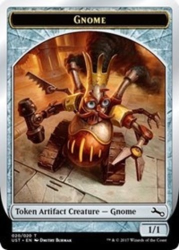Gnome Token - Foil NM, English MTG Unstable