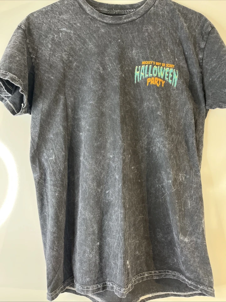 Mickey's Not So Scary Halloween Party Glow In Dark Disney World Sz Men’s Medium - Image 3 of 4