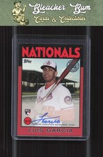 2021 Topps 86A-LGA Luis Garcia 1986 35th Anniversary Red Auto /25