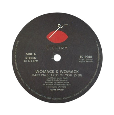Womack & Womack/Dee Dee Bridgewater - 'Baby I'm Scared Of You/Sweet Rain' 12''