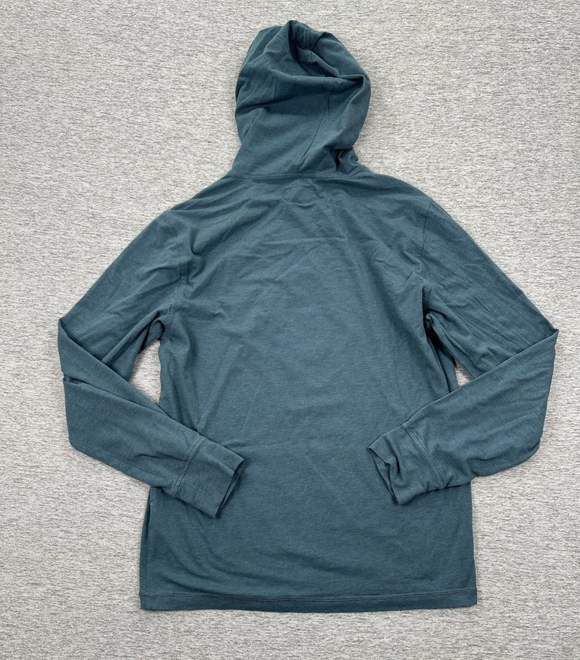 Camisa con Capucha Linksoul Para Hombre Talla Pequeña Azul Manga Larga Coronado Campo de Golf Foto 2 de 4