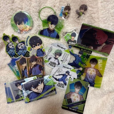 Blue Lock Yoichi Isagi Goods Lot 19pcs Acrylic Stand Badge Keychain