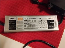 Mean Well LED Driver HLG-240H-48AB Power Supply w/ Dimmer Switch