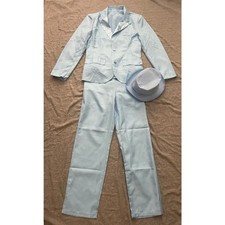 New Tuxedo Boys Size XS/12yrs Baby Blue Costume