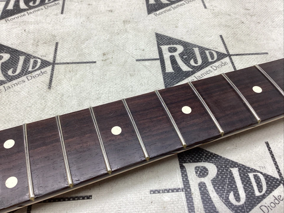 Musikraft USA Strat Electric Guitar Neck Gloss Flame Maple Dark Rose Wood - Image 4 of 4