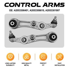 2x Suspension Control Arm Front Axle Lower for Mercedes E-Class W213 2016-2023