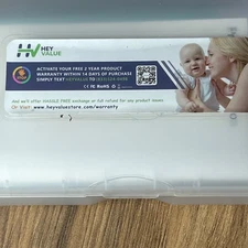 HEYVALUE Baby Nasal Aspirator Electric USB Rechargeable with Soft Tips