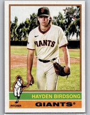 Hayden Birdsong 2025 Topps Heritage #324 San Francisco Giants Baseball Card
