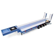 Semirremolque metálico de 5 ejes para 1/14 RC tractor camión volquete coches radio batería