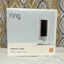 Ring Indoor Cam 1080p HD Video, Wi-Fi, IP/Network, Plug-In, White