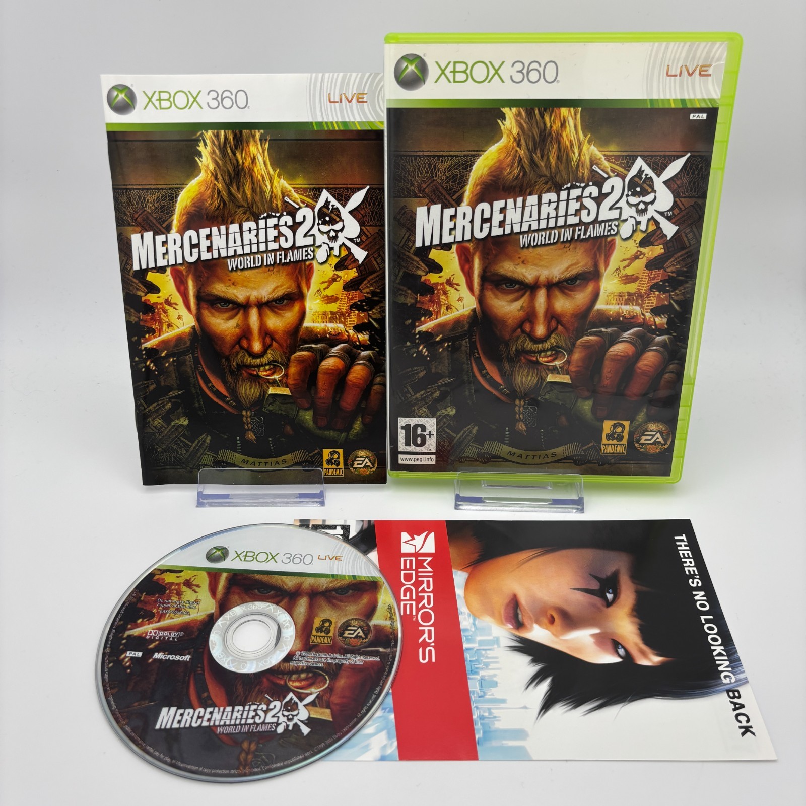 Mercenaries 2: World in Flames (PAL Xbox 360, 2008) *Near Mint* *Disc Perfect*