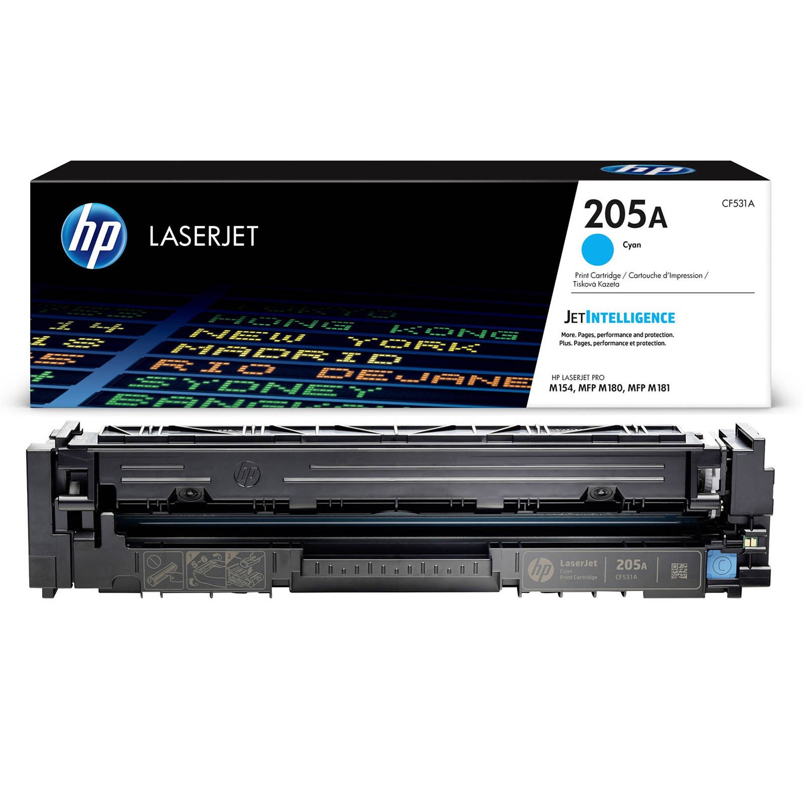 Original HP 205A Cyan Toner Cartridge (CF531A)