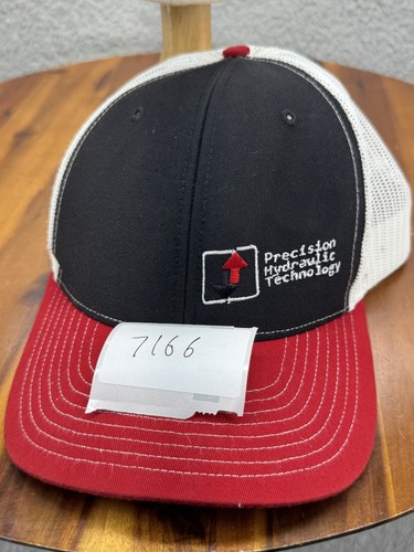 Precision Hydraulic Technology Hat Cap Snap Back Trucker Mesh Mens Workwear - Picture 9 of 9