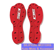 SIDI Suola Motard SMS Supermoto ROSSO Ricambio Stivali SIDI Crossfire SRS / SRS2