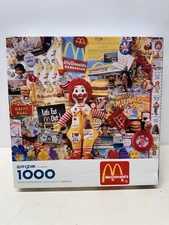 McDonald’s Springbok 1000 Piece Jigsaw Puzzle Vintage Ronald 1991 Complete