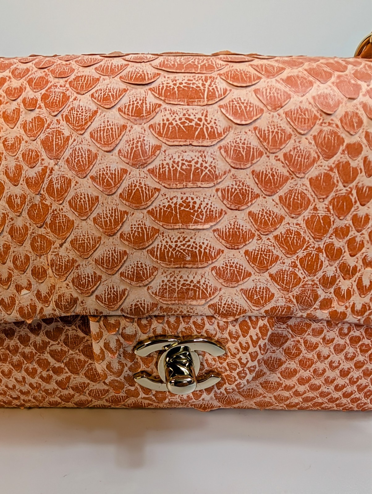 Chanel Salmon Pink Mini Rectangular Classic Flap … - image 20