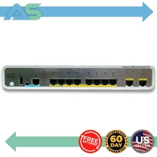 Cisco Catalyst WS-C3560CPD-8PT-S Fully Managed 8-Port Gigabit PoE Compact Switch