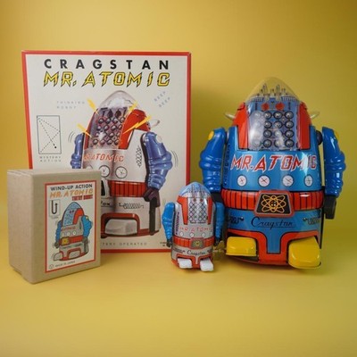 Mr Atomic Osaka Tinplate Toy Electric Operation Confirmed From Japan