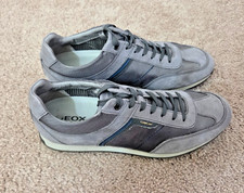 GEOX Men's Sneakers Shoes US 8 / EU 41 - Gray - Preowned Excellent Condition