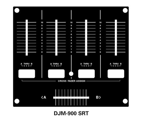 1PC NEW DJM-900 NEXUS SRT NXS2 Fader Panel Protective Film - Picture 4 of 6