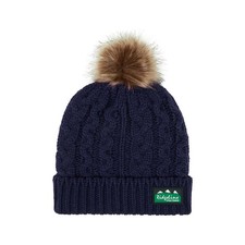 Ridgeline Nordic Fleck Bobble Hat - Navy