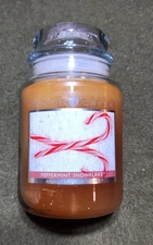 Goose Creek Peppermint Snowflake 24oz Large Jar Discontinued, Rare & HTF