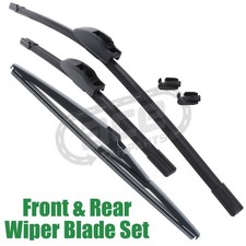 Daihatsu YRV 2001-2005 Front & Rear Windscreen Wiper Blades Set 21" 14" 12"