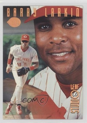 1996 Leaf Studio Bronze Press Proof /2000 Barry Larkin #26 HOF v5j