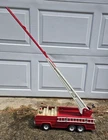Vtg 70s Tonka Aerial Extension Ladder Fire Truck Red Pressed Steel USA