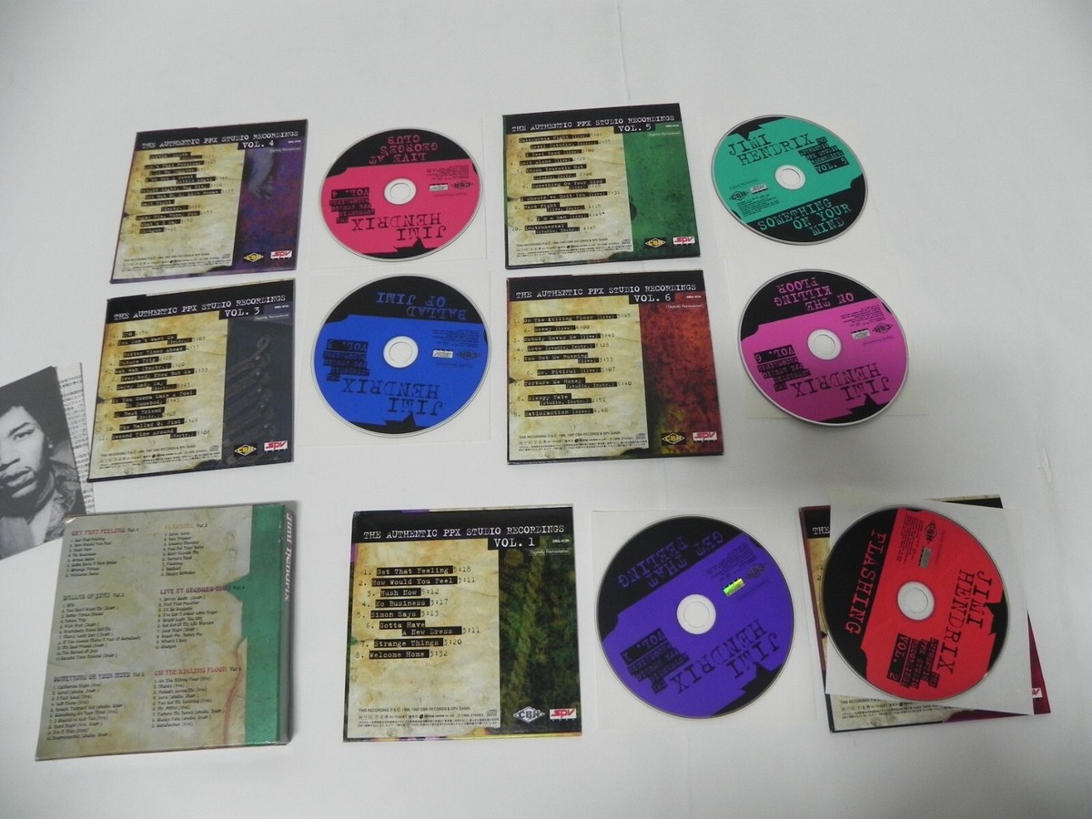 Jimi Hendrix - The Complete Of PPX Recordings JAPAN 6CD Box Set +