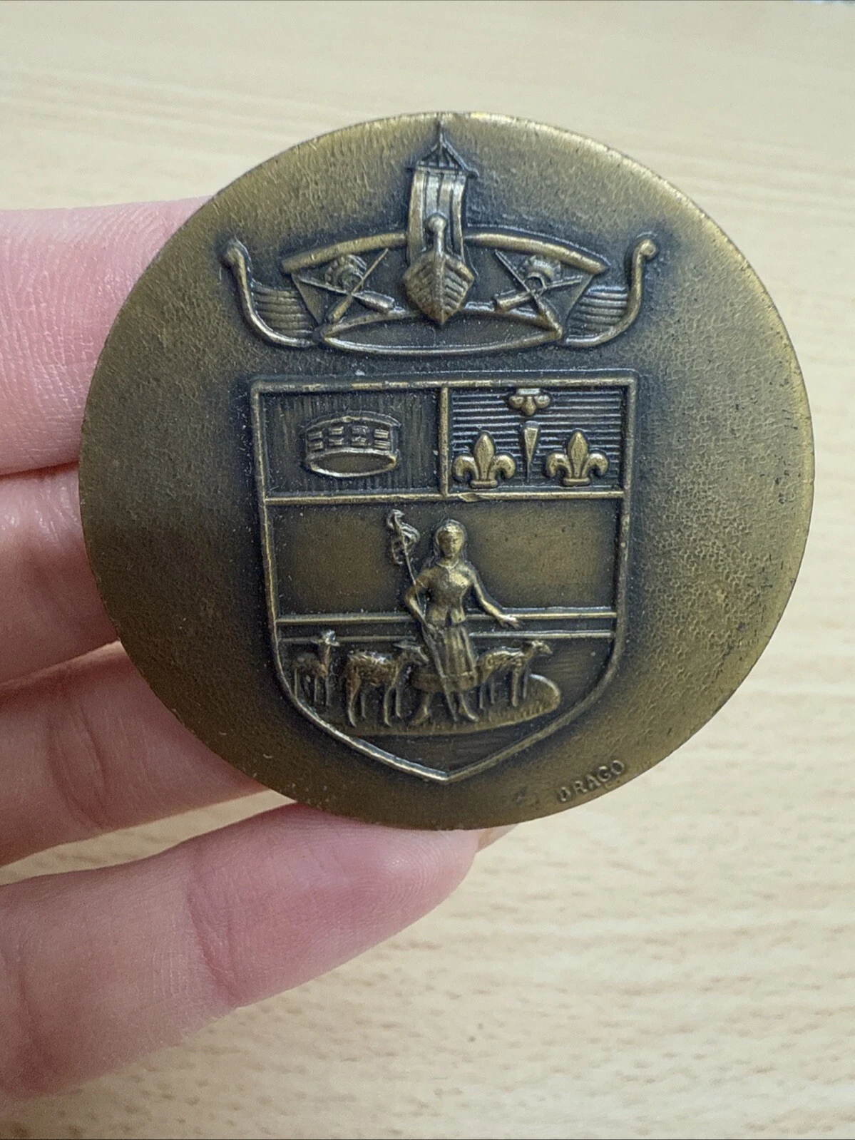 Médaille Hommage De La Ville De Gennevilliers Drago