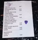 The DOOBIE BROTHERS Chicago 8/25/24 Concert SETLIST Set List & GUITAR PICK