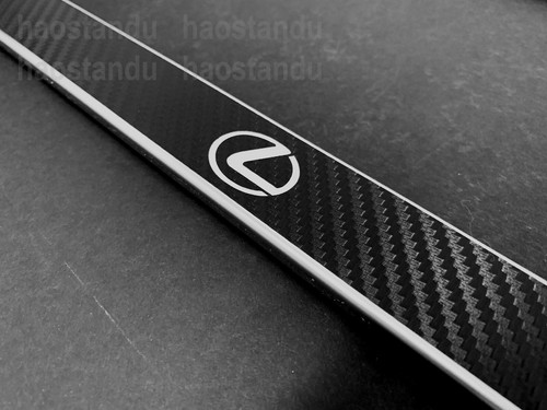1x LexusLOGOstyle STAINLESS STEEL LICENSE PLATE FRAME w/(Carbon Fiber Style) - Picture 2 of 3