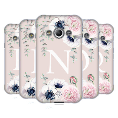 NATURE MAGICK FLORAL MONOGRAM PINK FLOWERS 2 SOFT GEL CASE FOR SAMSUNG PHONES 4